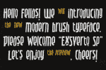 Exsverto Sp Font