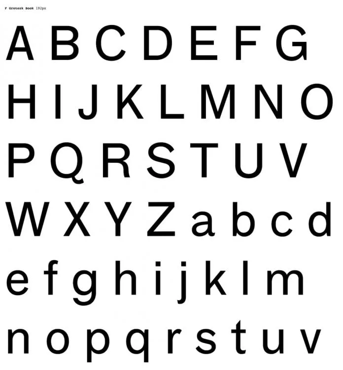 F Grotesk Font