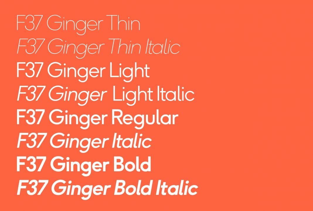 F37 Ginger Font