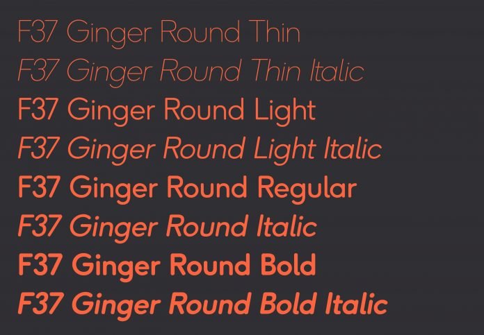 F37 Ginger Round Font