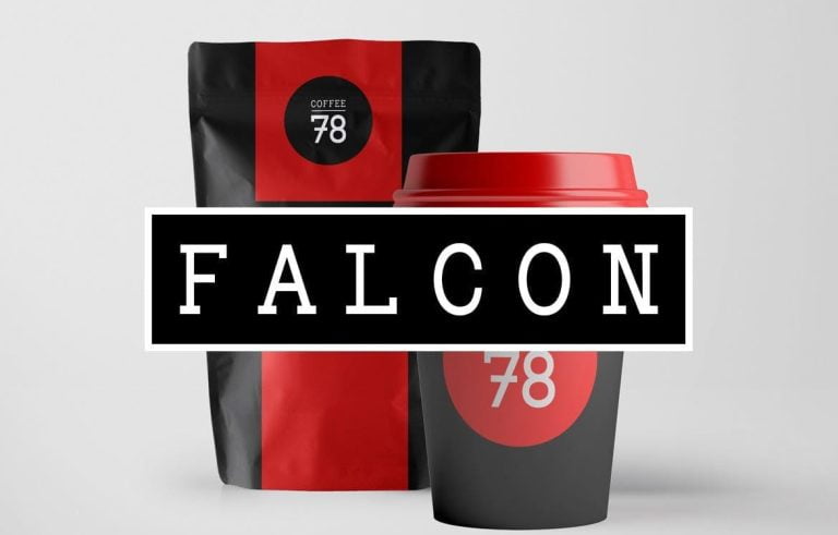 FALCON – Hybrid Slab-Serif / Mechanistic Typeface Font Free Download