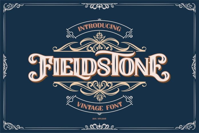 FIELDSTONE - LAYERED FONTS