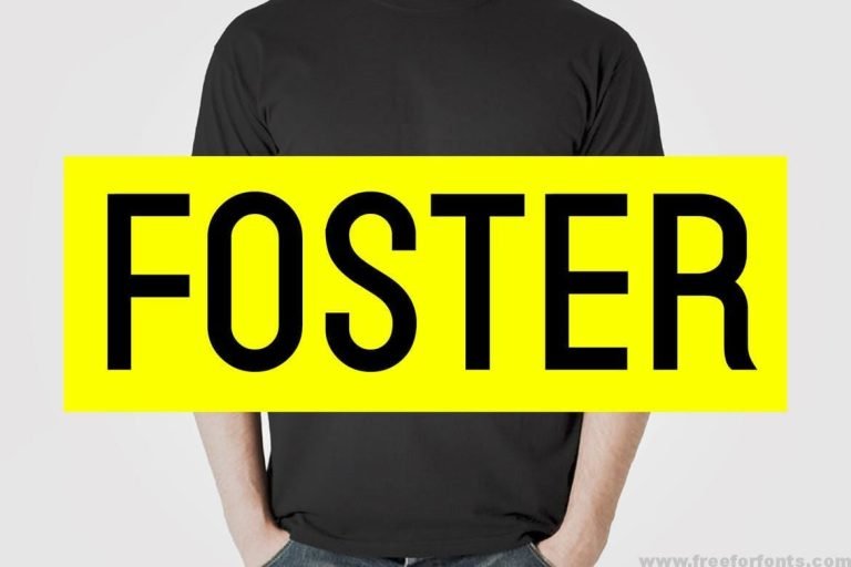 FOSTER – Amazing Display / Headline Typeface Font Free Download