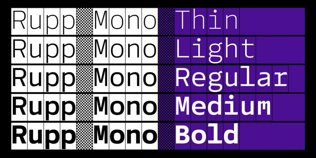 FR Rupp Mono Font Family