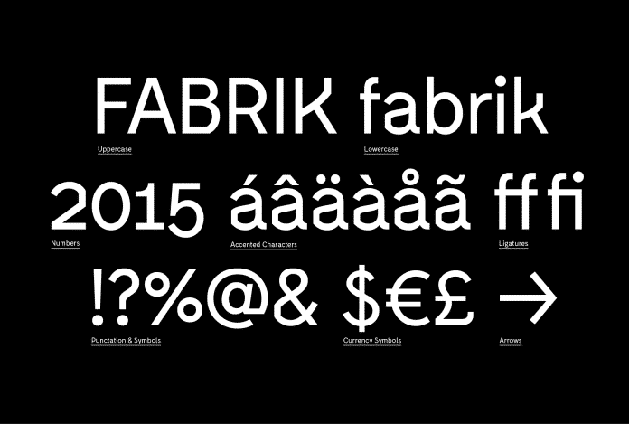 Fabrik Typeface Font