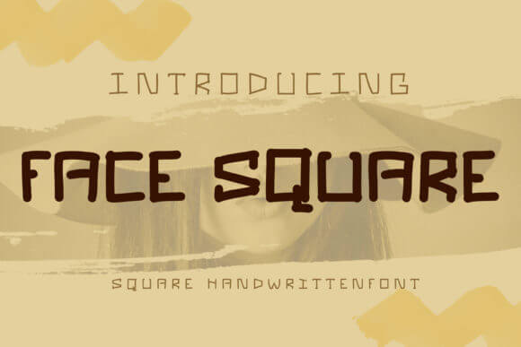 Face Square Font