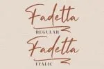 Fadetta Font