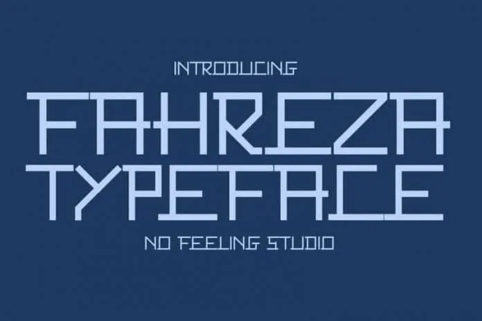 Fahreza Font