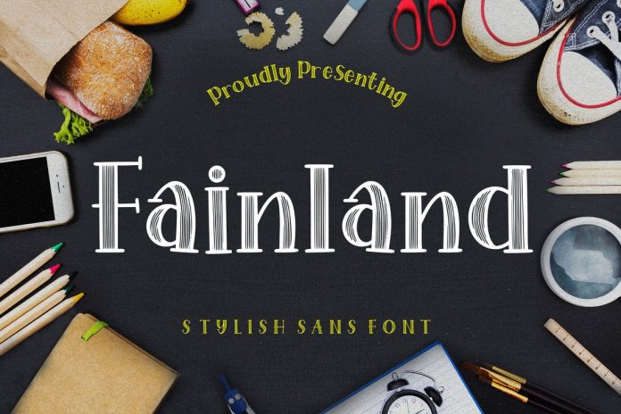 Fainland Stylish Sans Font