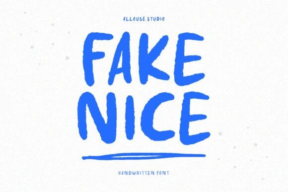 Fake Nice Font