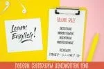 Falling Buzz Font