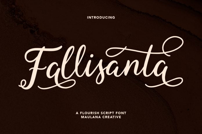 Fallisanta Flourish Font