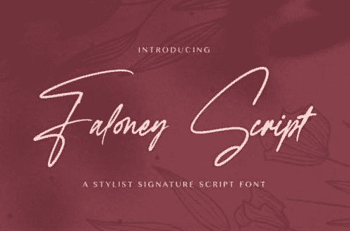 Faloney Script Font