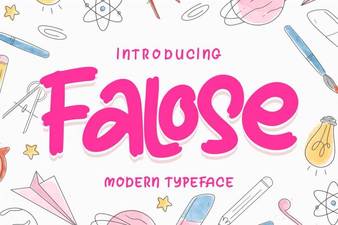 Falose Modern Typeface Font