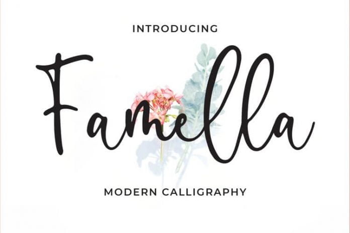 Famella - Modern Calligraphy Font