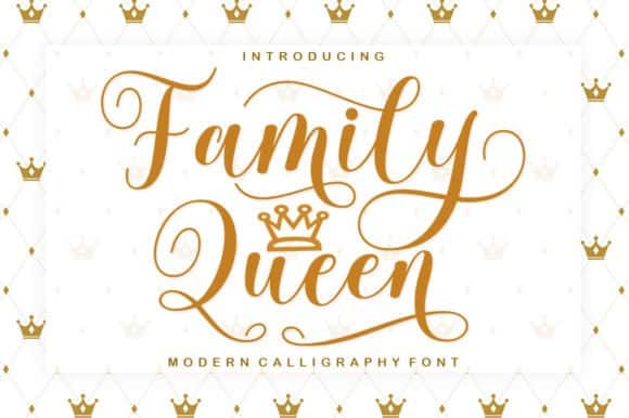 Family Queen Font Family Queen Font