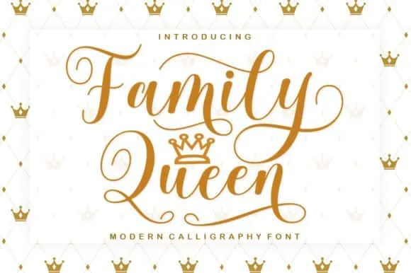 Family Queen Font Family Queen Font