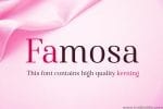 Famosa Joyful Elegance Font