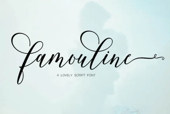 Famouline Script Font