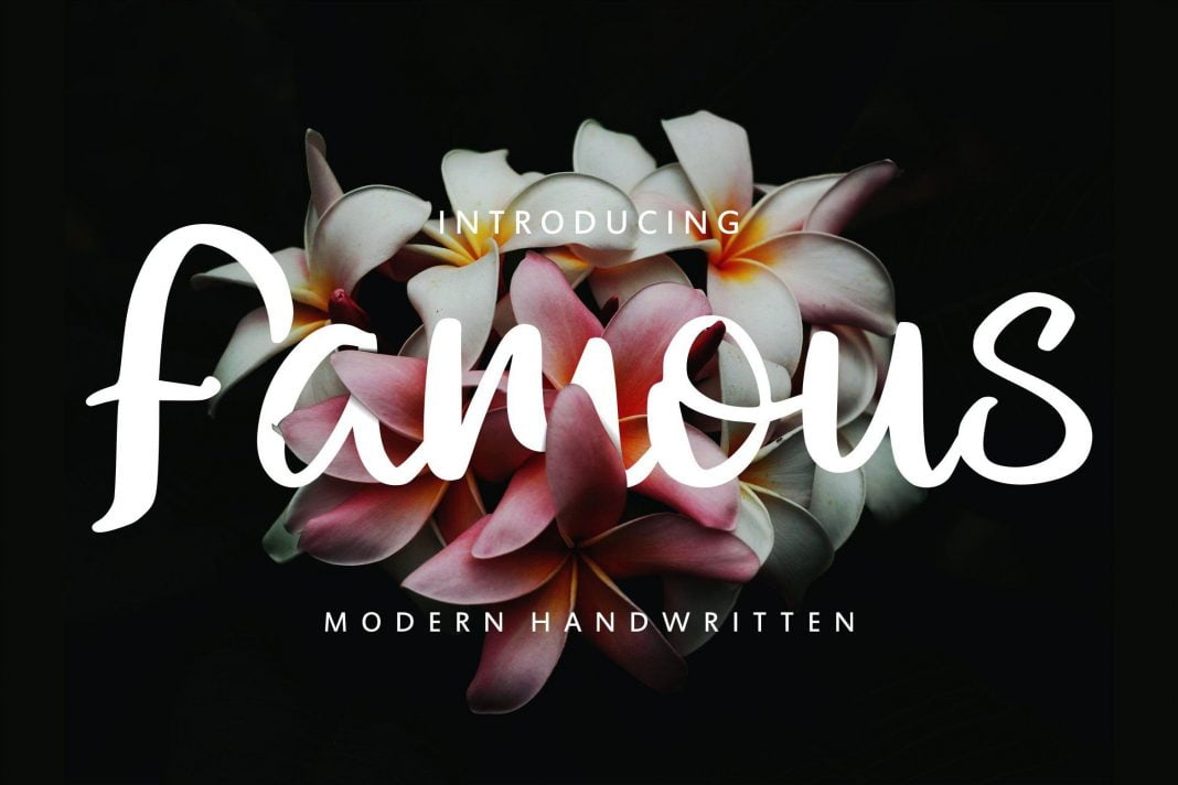 Famous Modern Handwritten