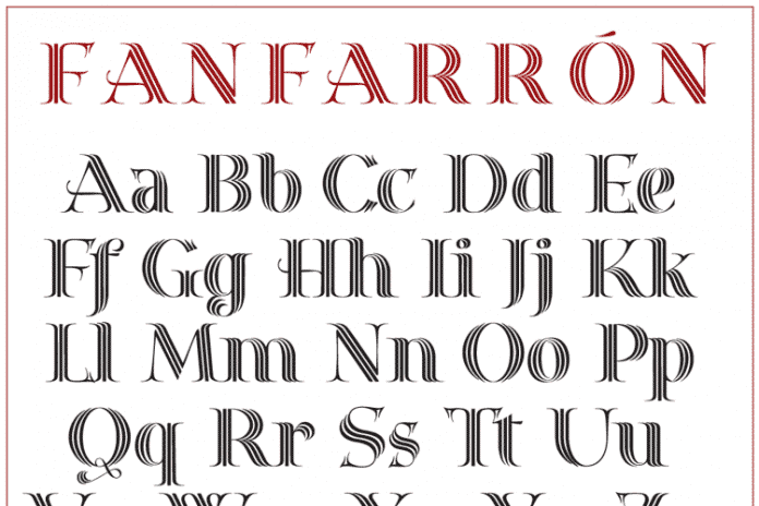 Fanfarrón Font
