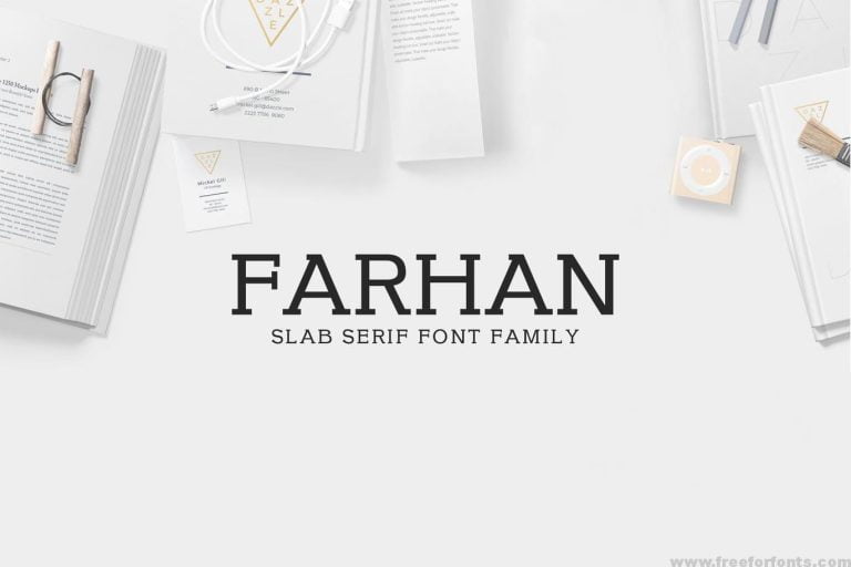 Farhan Slab Serif 5 Font Pack Free Download