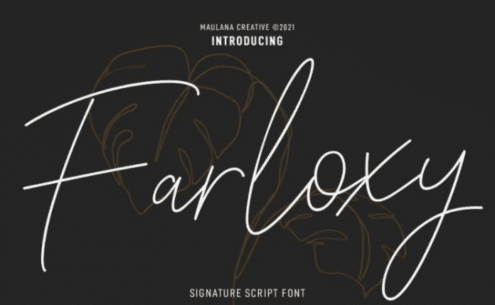 Farloxy Casual Signature Script Font