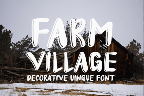 Farm Village Font