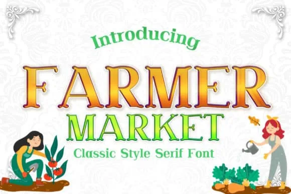 Farmer Market Font