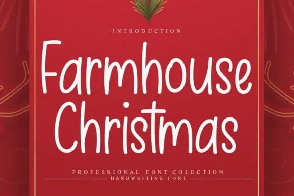 Farmhouse Christmas Font