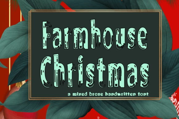 Farmhouse Christmas Font
