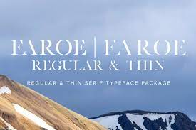 Faroe Package Font