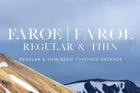 Faroe Package Font