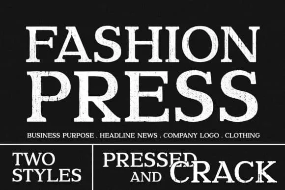 Fashion Pressed Font