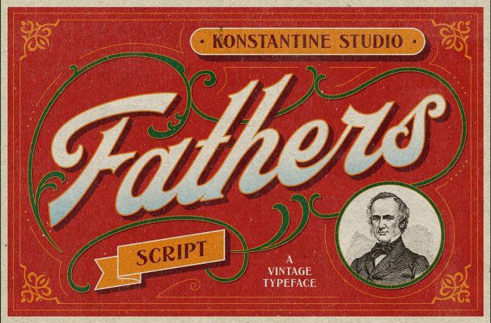 Fathers - Vintage Old Lettering Font