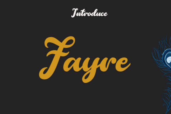 Fayre Font