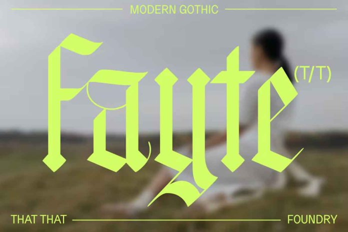 Fayte Blackletter Gothic Font