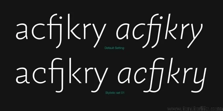 Fazeta Sans Font
