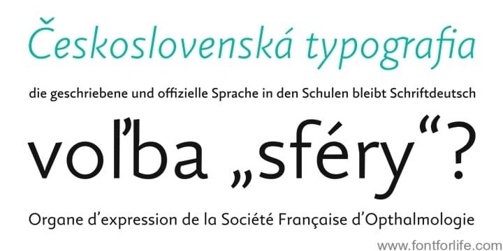 Fazeta Sans Font