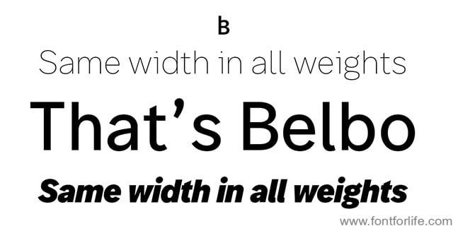 Belbo Font