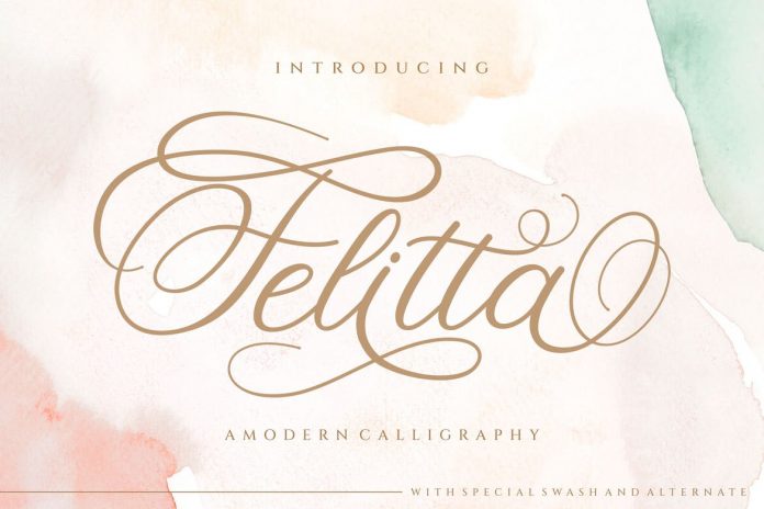 Felitta Calligraphy Font