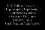 Feliz en Vista Font