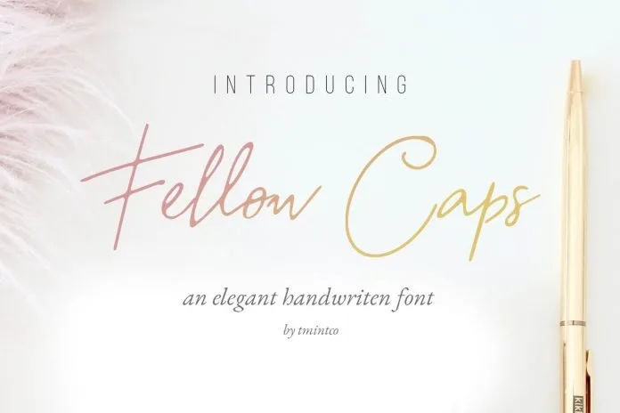 Fellow Caps – Handwritten Font