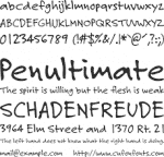 Felt Tip Roman Font