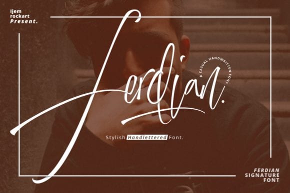 Ferdian Signature Font