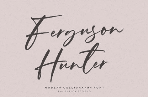 Ferguson Hunter Font
