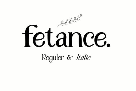 Fetance Font