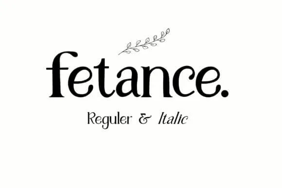 Fetance Font