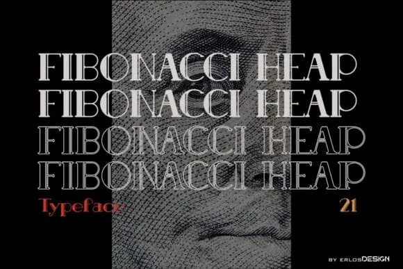 Fibonacci Heap Font