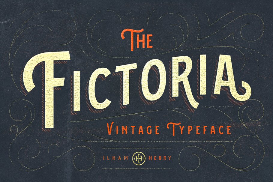 Fictoria Typeface Fictoria Typeface
